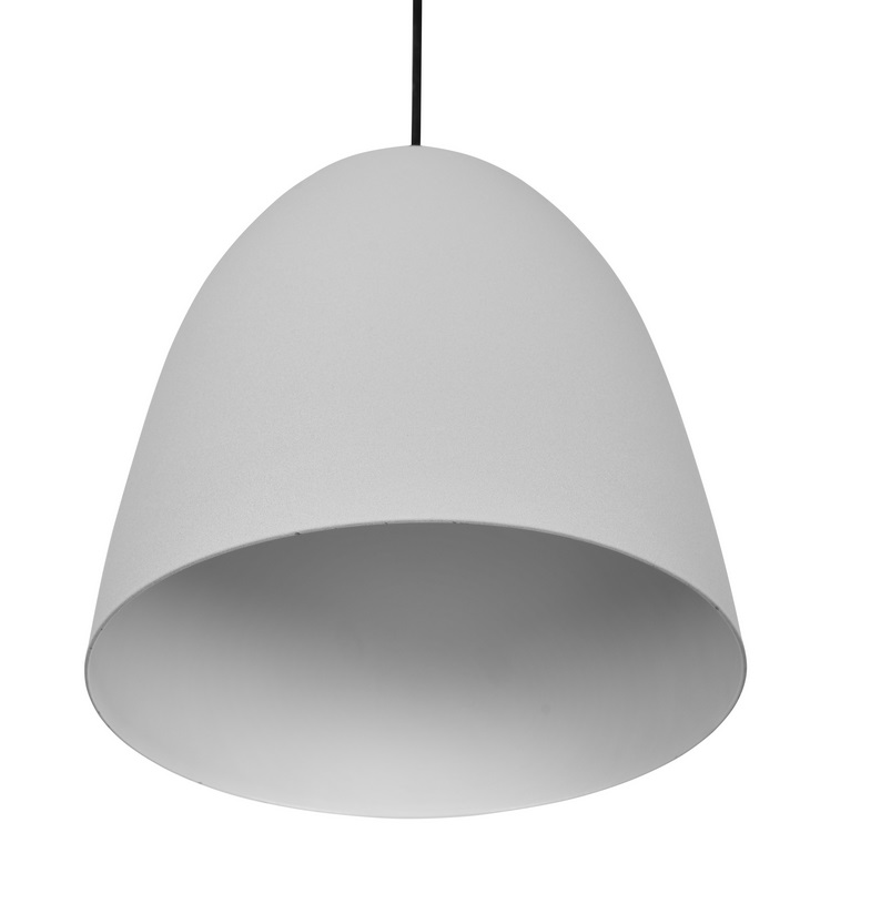 Trio Leuchten R30661011 TILDA - Závěsný kovový lustr v šedé barvě, 1 x E27, Ø 25cm