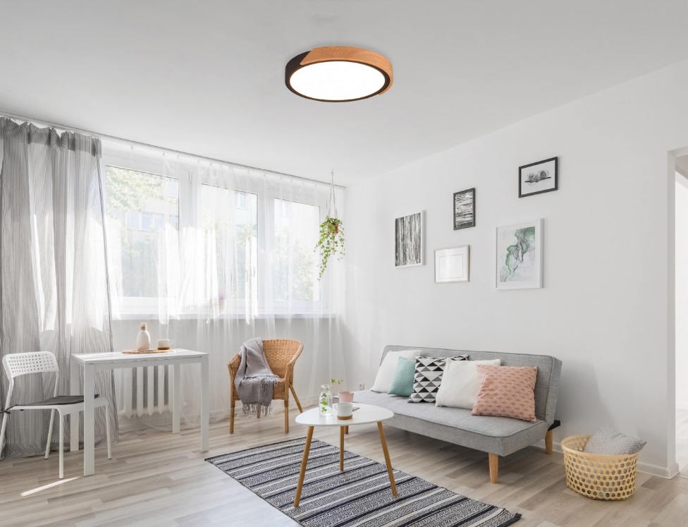 Trio Leuchten R67201132 JANO - Stropní kulatý lustr stmívatelný klasickým vypínačem, LED 20W, 3000K, Ø 31cm