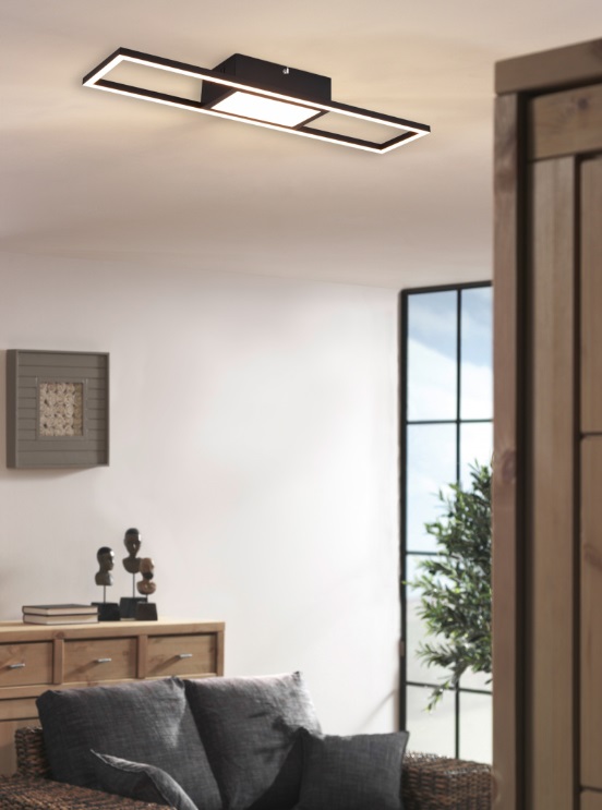 Trio Leuchten R67172132 RIGIDO - Stropní LED svítidlo s dálkovým ovladačem, LED 22W, 2700 - 6000K, 60 x 13cm