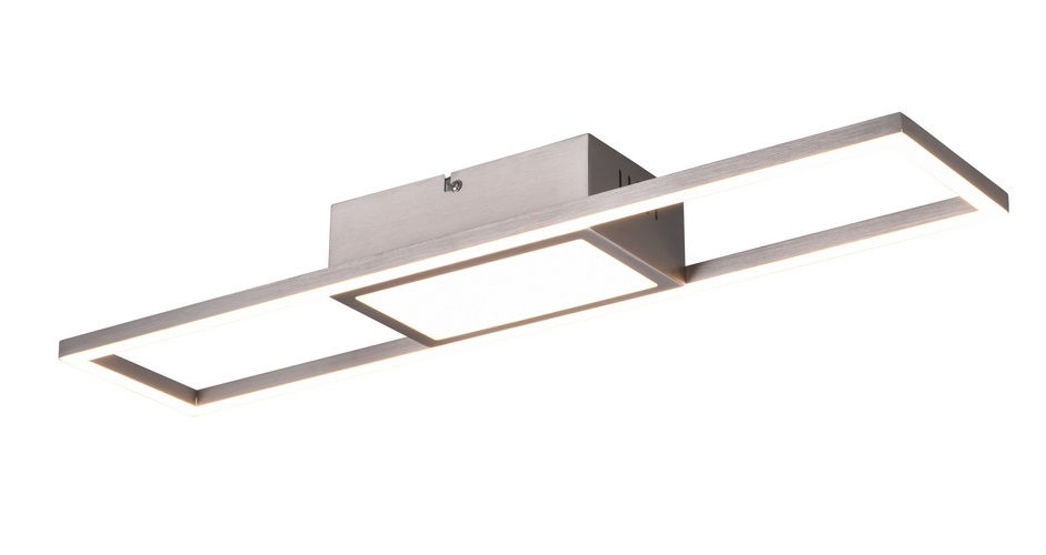 💡Trio Leuchten R67172107 RIGIDO - Stropní LED svítidlo s dálkovým ovladačem, LED 22W, 2700 - 6000K, 60 x 13cm