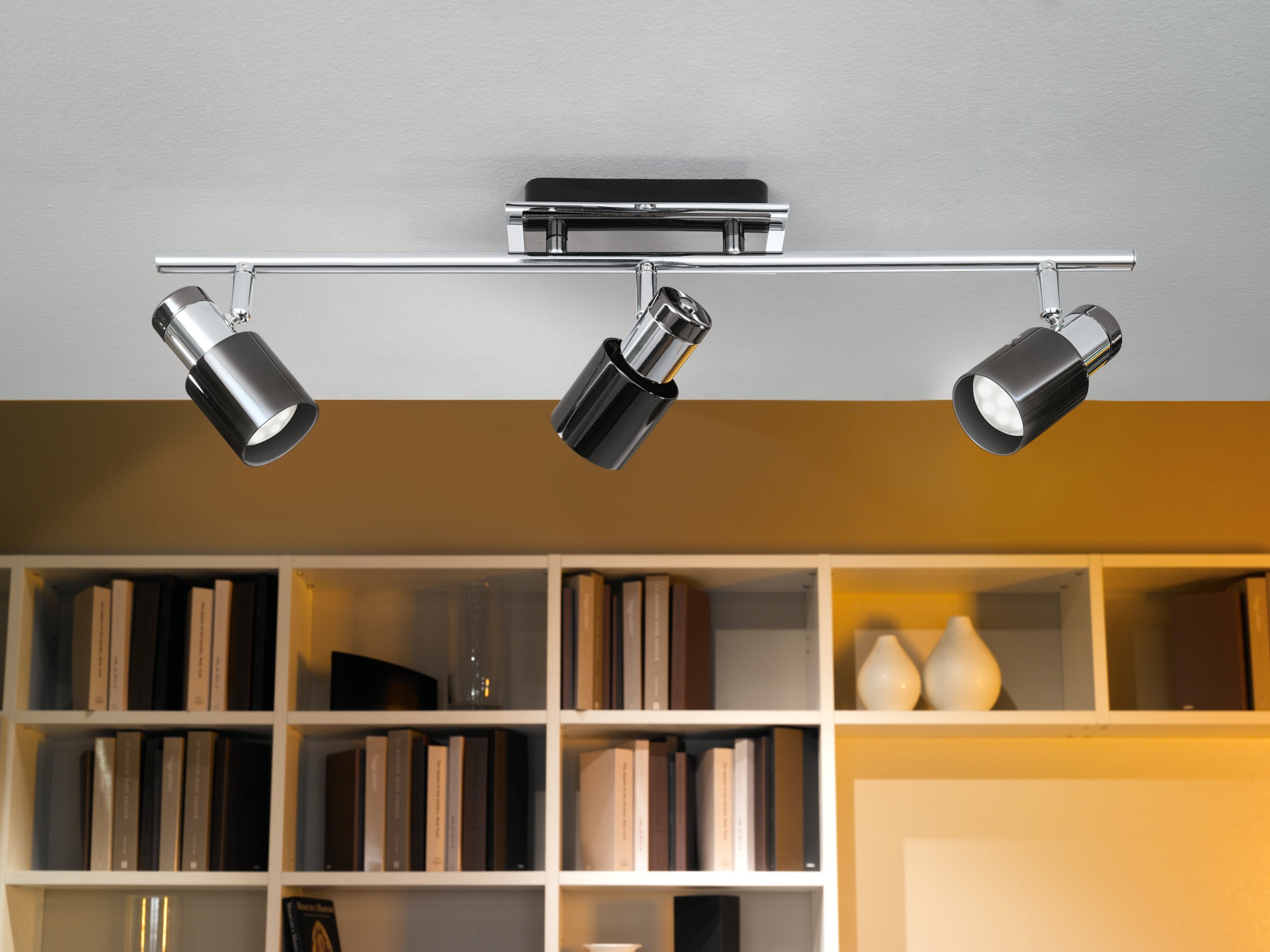 Eglo 30834 DAVIDA 1 - Bodové stropní svítidlo v černé barvě + 3x LED žárovka GU10