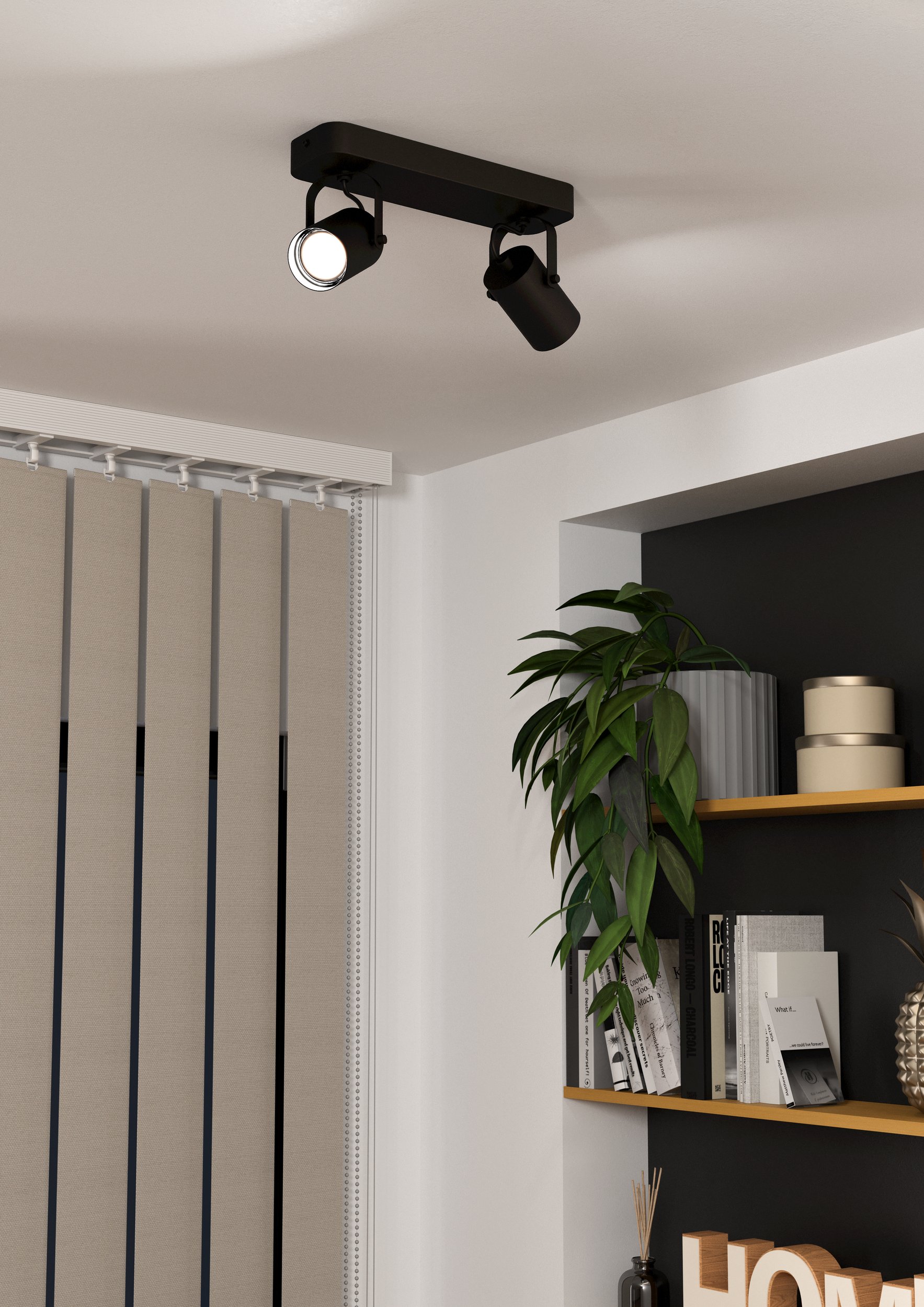 Eglo 900332 SOREGO - Bodové černé stropní svítidlo + LED žárovky GU10