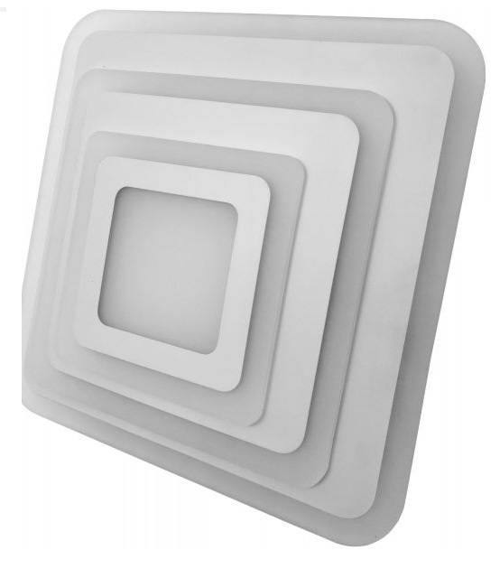 Avide design Nansy - LED stropní svítidlo v bílé barvě s dálkovým ovladačem 3000K - 6400K, 82W, 6490lm