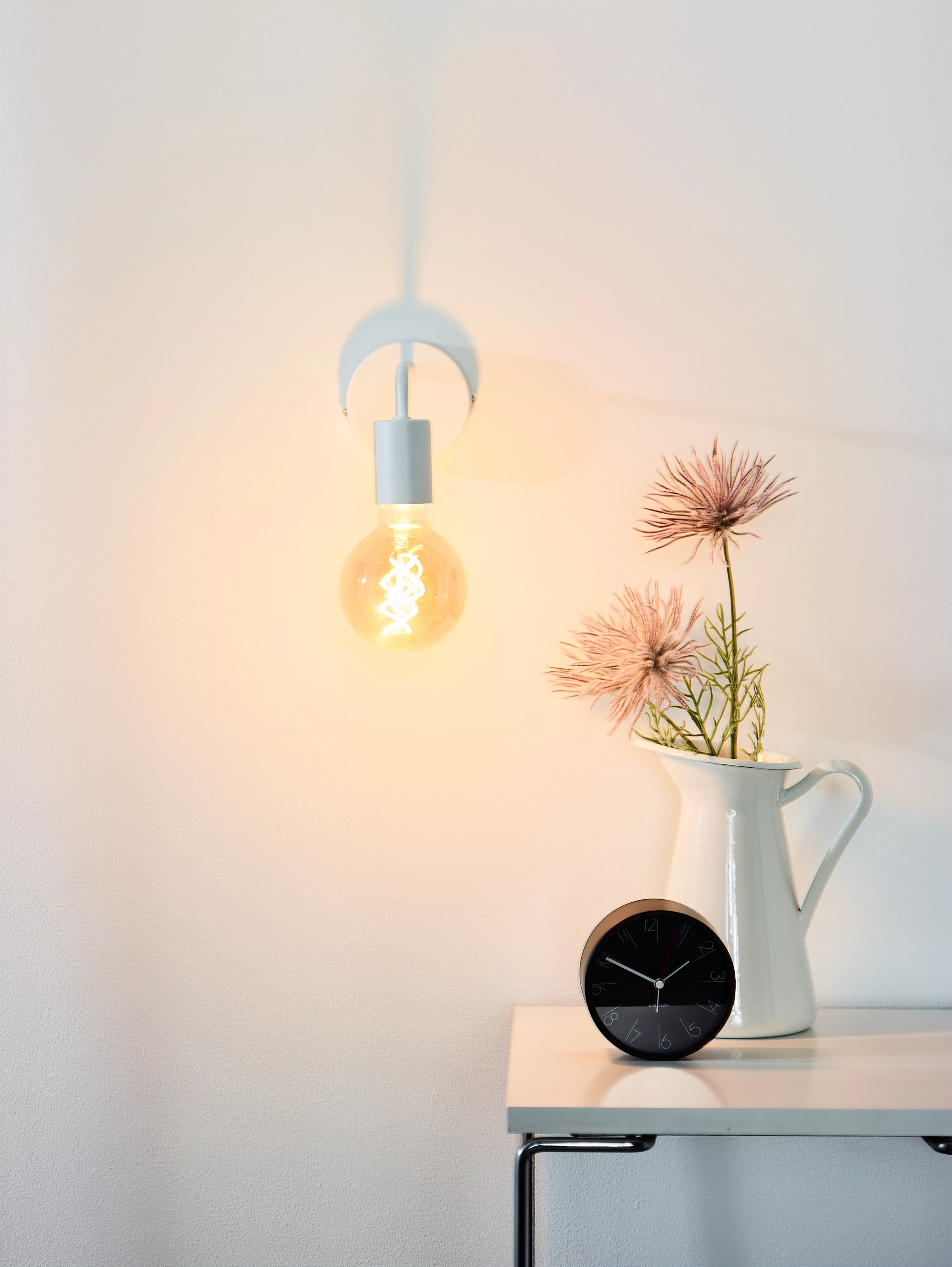 Lucide 45265/01/31 SCOT - Nástěnná retro bílá lampička, 1 x E27