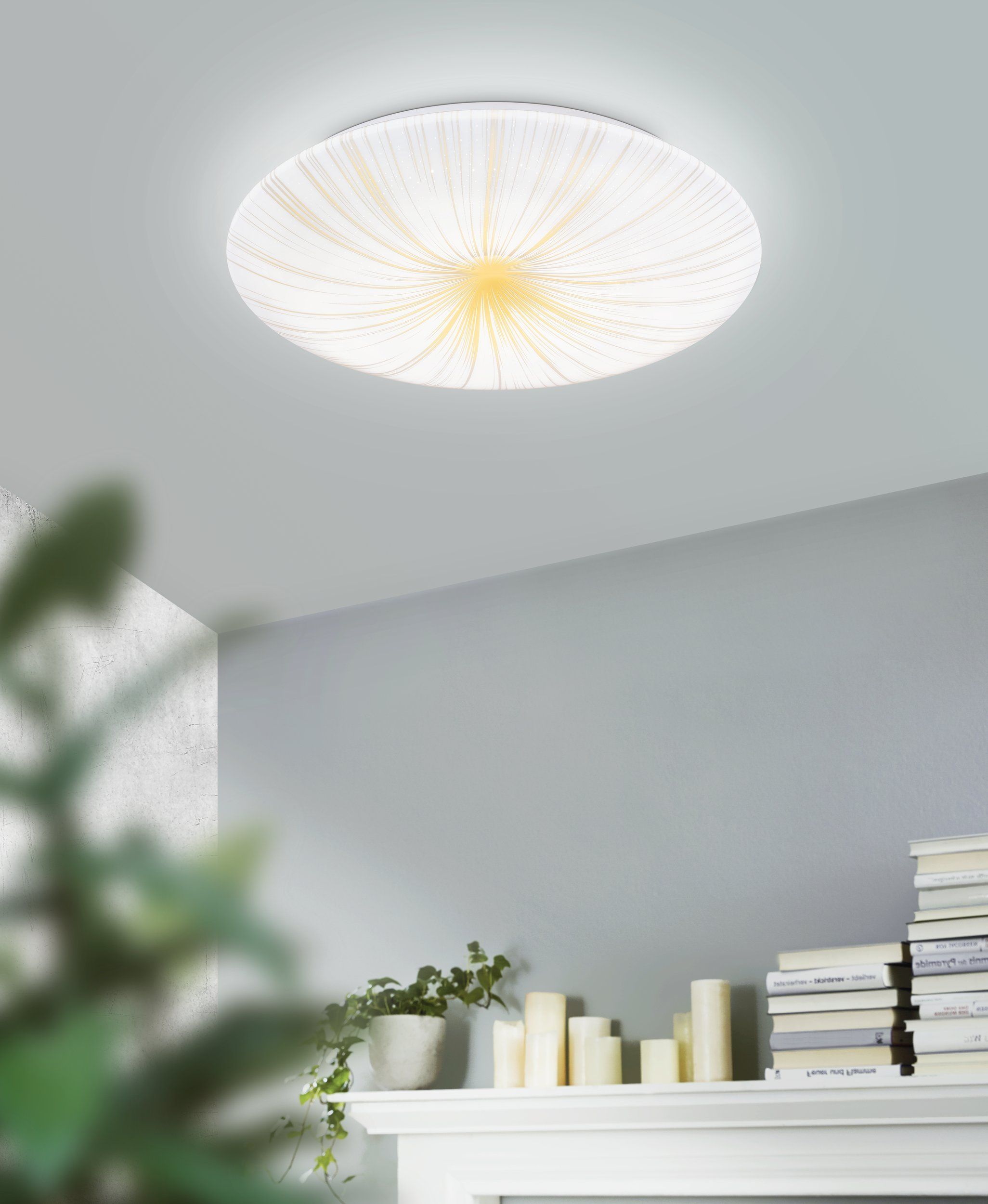 Eglo 900498 NIEVES 1 - LED moderní stropní svítidlo, Ø 31cm, 10W, 3000K