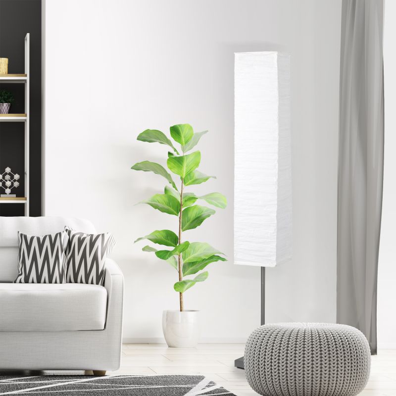 Brilliant 92603/75 NERVA - Papírová stojací lampa 2 x E14, 145cm