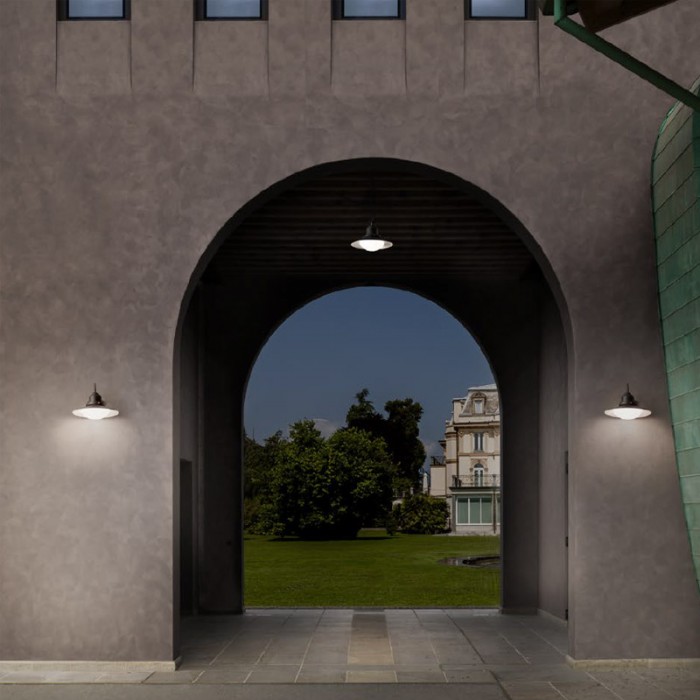 REDO 90094 ELIO - Venkovní závěsné šedé svítidlo v industriálním stylu, 1 x E27, IP44