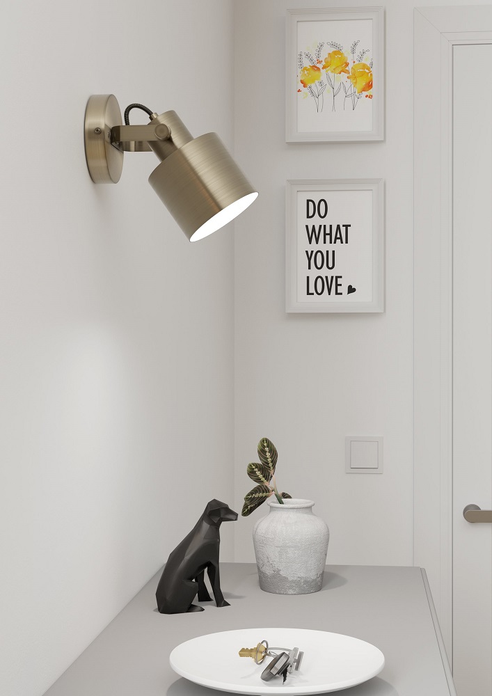 Eglo 43817 SOUTHERY - Nástěnná lampička bez vypínače, 1 x E27