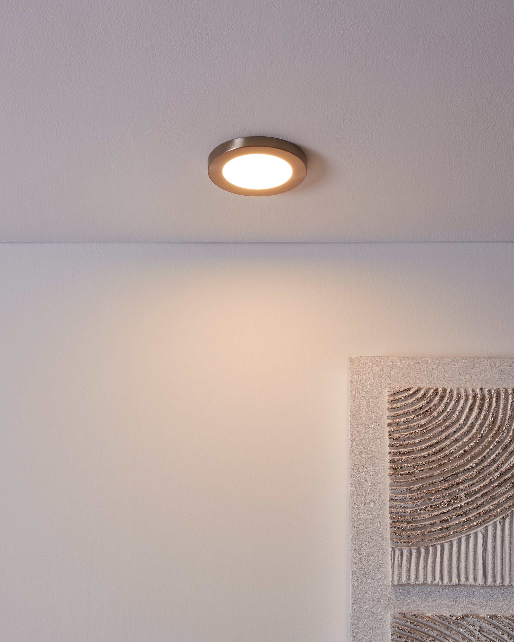 Eglo 900933 FUEVA FLEX - LED podhledové svítidlo, Ø 11,7cm, 5,5W, 3000K, matný nikl