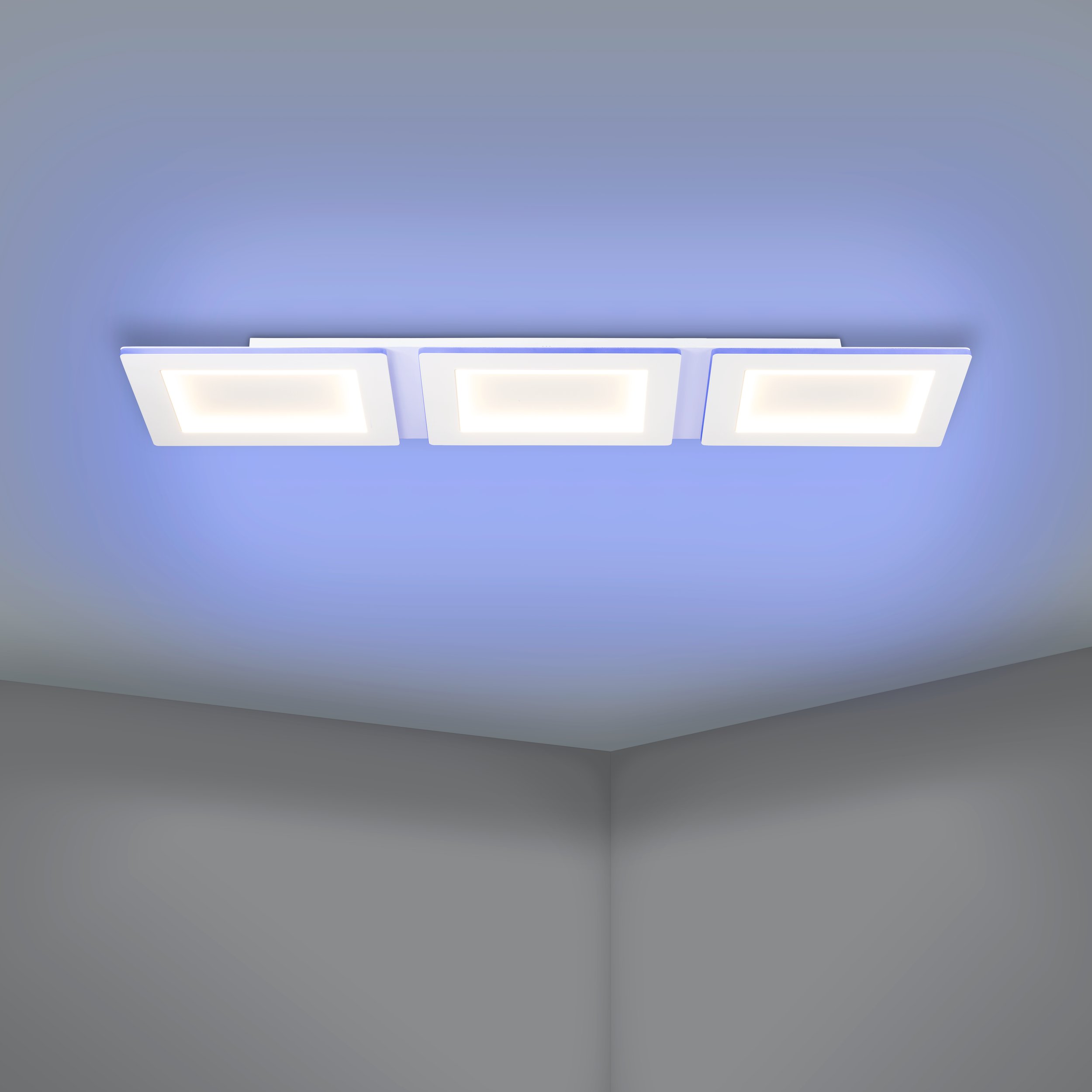 Eglo ZIGBEE 900482 PADROGIANO-Z - Stropní LED čtvercové RGB svítidlo ovládané ovladačem, nebo z mobilní aplikace, LED 42,5W, 120 x 30cm