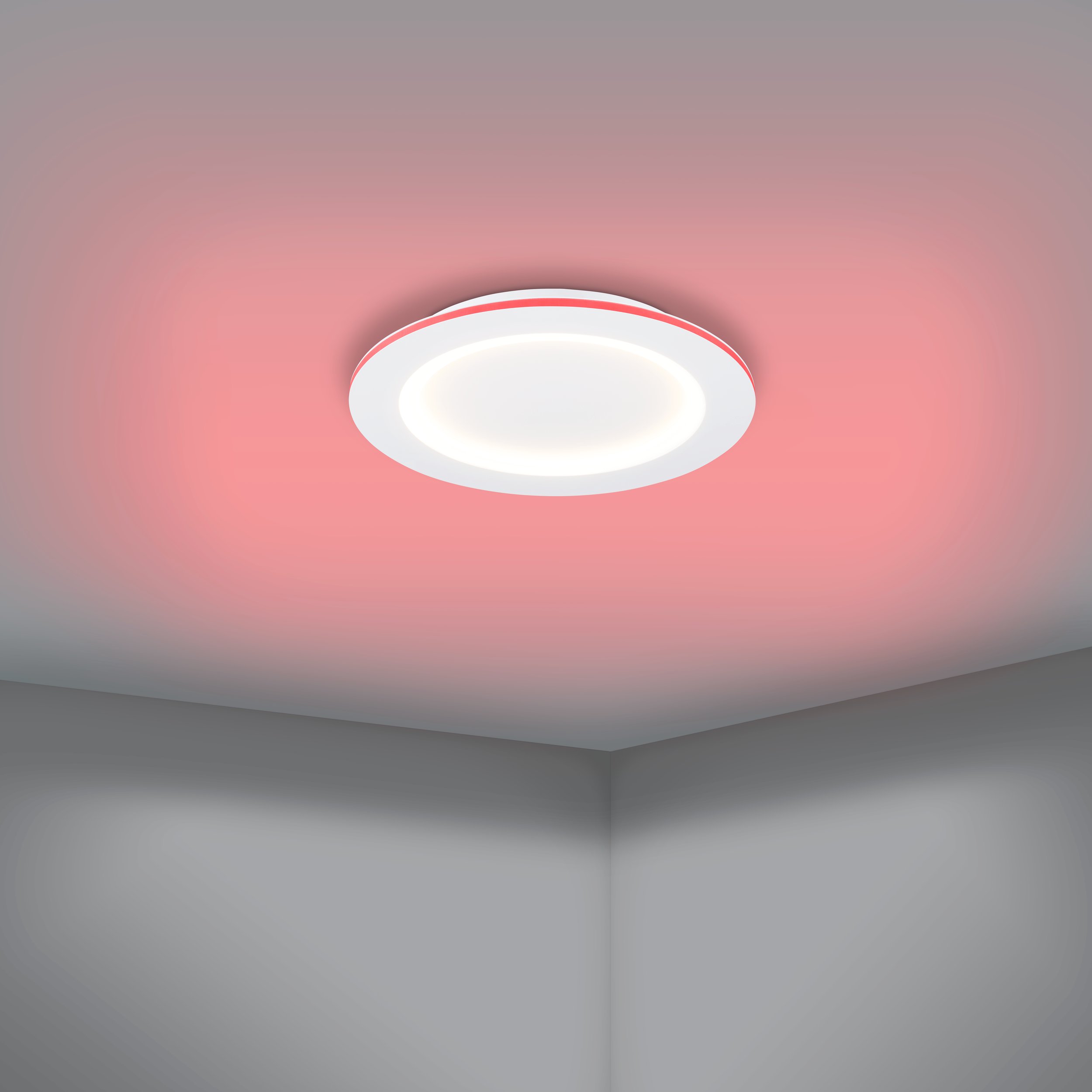 Eglo ZIGBEE 900486 PADROGIANO-Z - Stropní LED čtvercové RGB svítidlo ovládané ovladačem, nebo z mobilní aplikace, LED 26,5W, Ø 45cm
