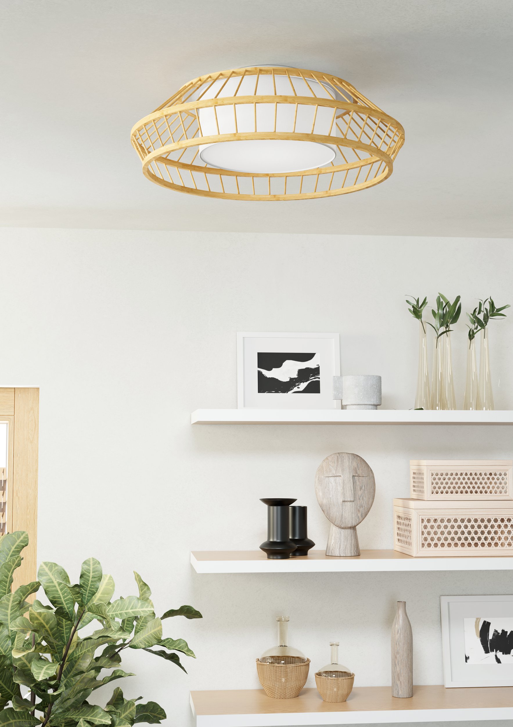 Eglo ZIGBEE 900841 YUKU-Z - Stropní LED RGB svítidlo ovládané ovladačem, nebo z mobilní aplikace, LED 22W, Ø 46cm
