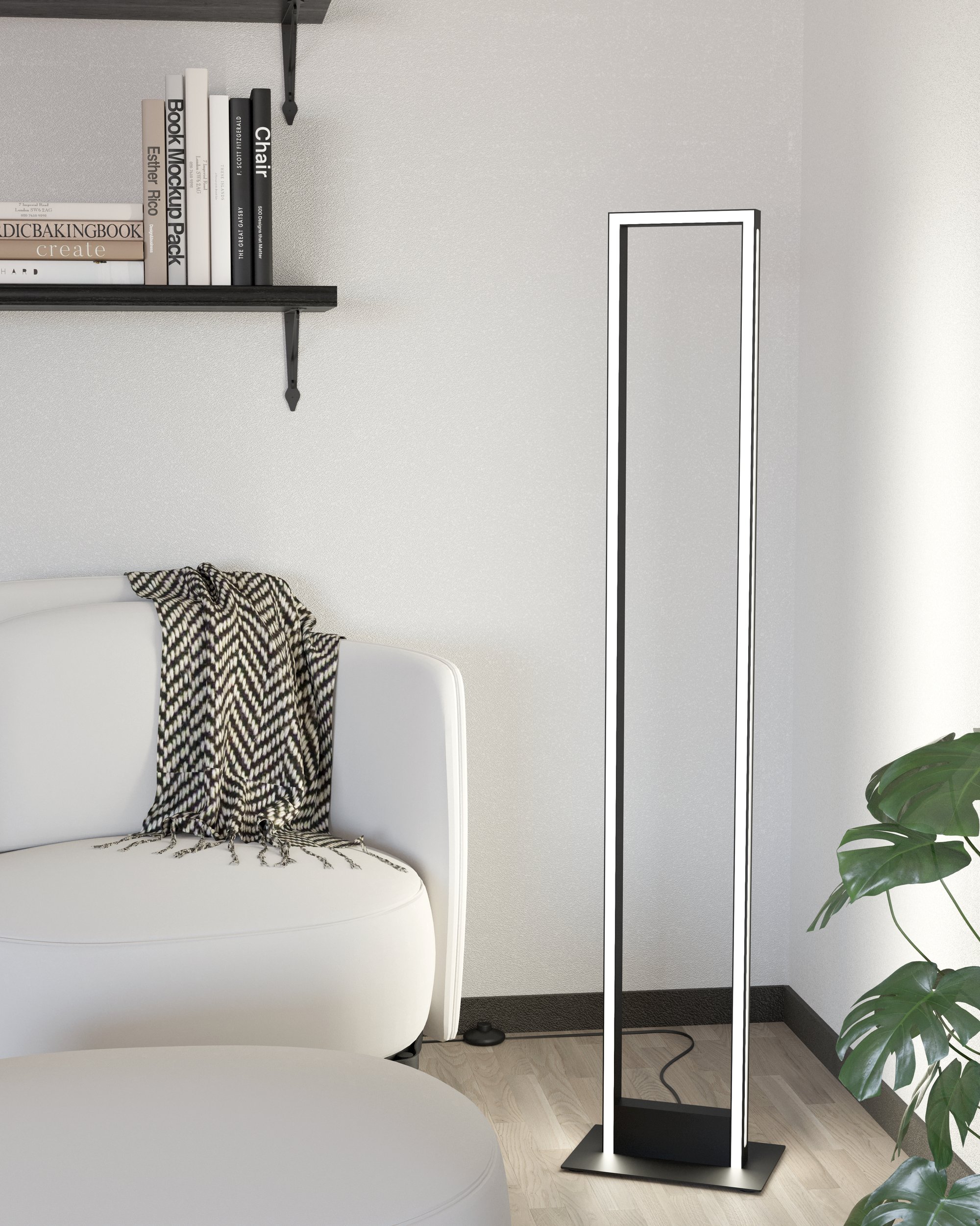 Eglo ZIGBEE 99683 SALVILANAS-Z - Stojací LED lampa ovládáná ovladačem, nebo z mobilní aplikace, LED 33W, 131cm