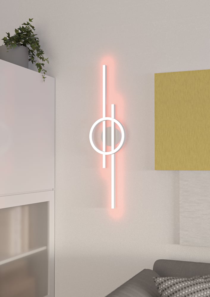 Eglo 900952 AMANDOLO - Stropní LED RGB svítidlo s dálkovým ovladačem, LED 23,5W, 77,5 x 20cm