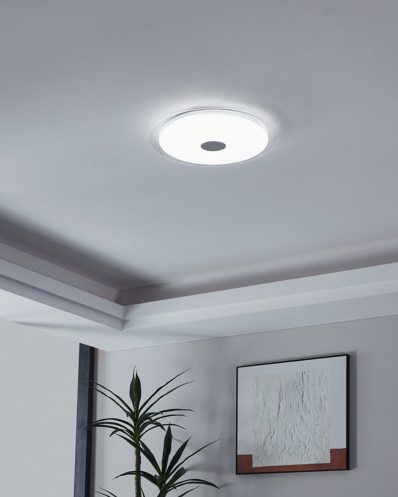 Eglo 98323 LANCIANO 1 - LED stropní svítidlo stmívatelné ovladačem, LED 24W, 3000-5000K, Ø 40cm