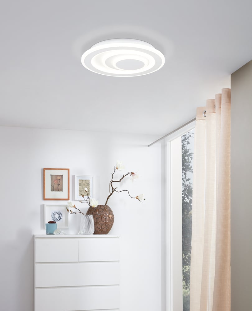 Eglo 32051 PALAGIANO - Stropní LED svítidlo v bílé barvě, LED 14,7W, 4000K, Ø 30cm
