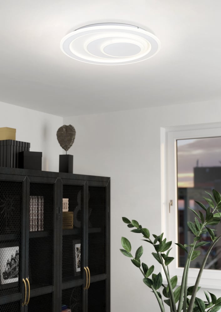 Eglo 32053 PALAGIANO - Stropní LED svítidlo v bílé barvě, LED 21W, 4000K, Ø 48cm