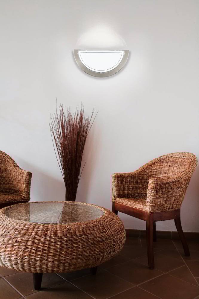 Eglo 83163 PLANET- Nástěnné svítidlo v matném niklu, 1 x E27