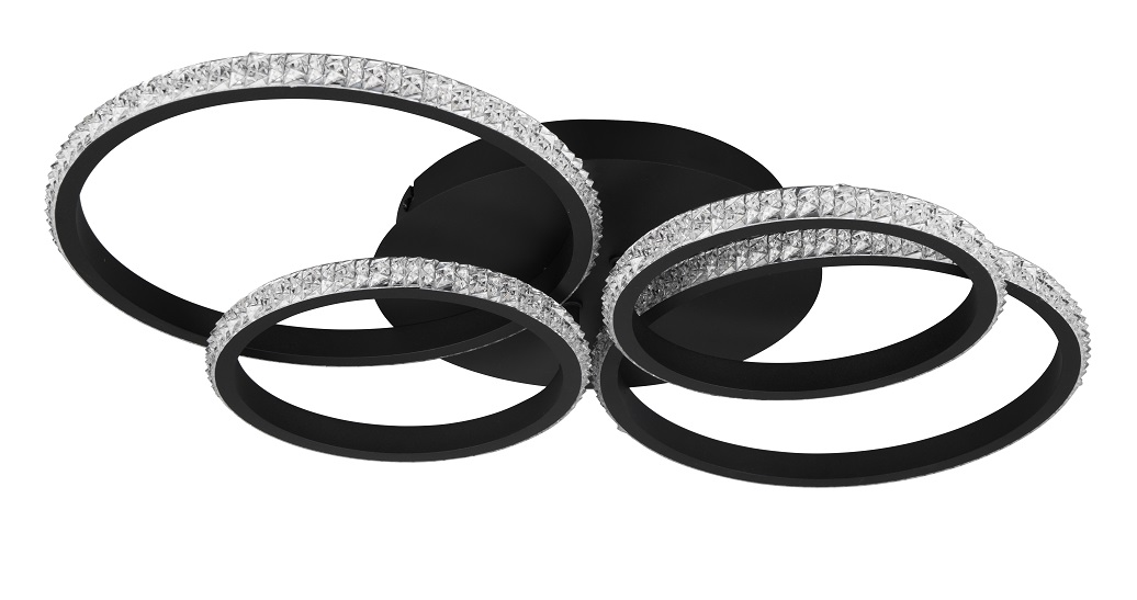 Trio Leuchten R67364132 CIRES - Stropní lustr stmívatelný klasickým vypínačem, LED 27W, 4000K, 3400lm, 65 x 49cm