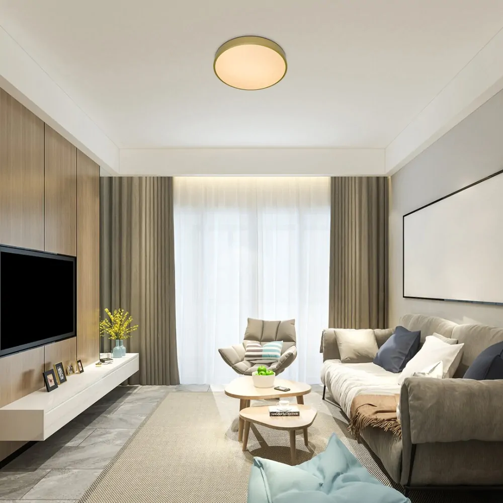 Rabalux 71038 TESIA - LED stropní svítidlo ve zlaté barvě s dálkovým ovladačem, Ø 60cm, 60W, 3000 - 6000K