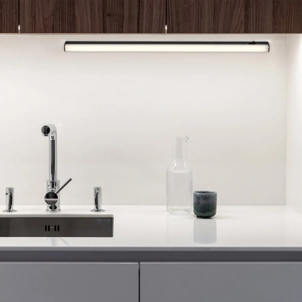 Rabalux 78004 GREG - LED kuchyňské podlinkové černé svtítidlo, LED 9W, 860lm, 4000K, 59cm