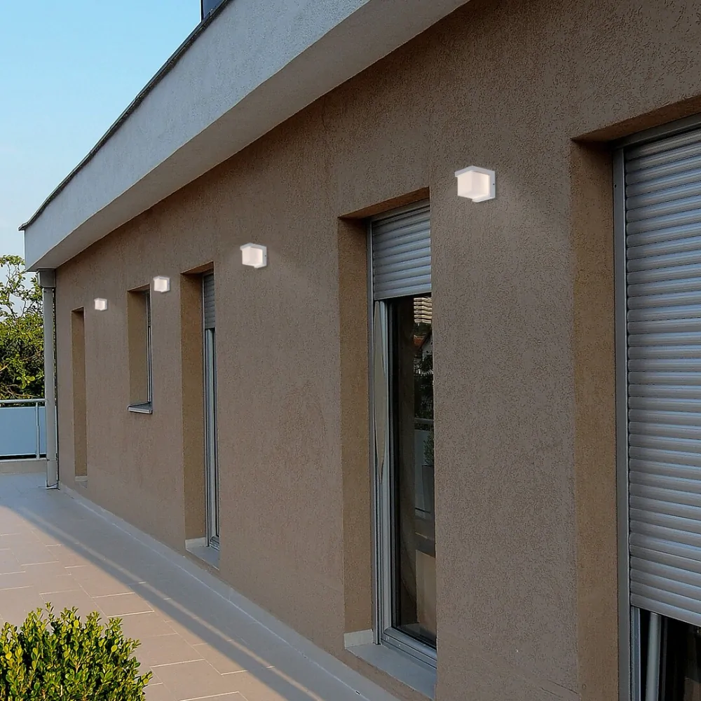 Rabalux 77096 ANDELLE - LED venkovní bílé nástěnné svítidlo, LED 10W, 3000K, IP54