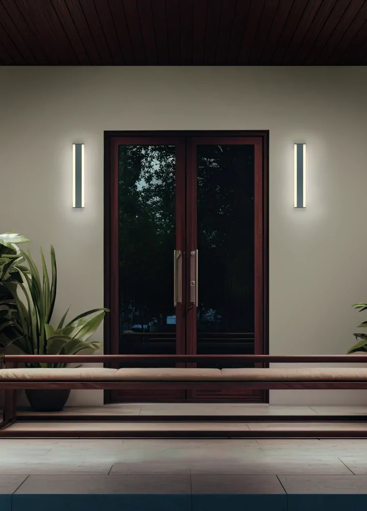 Trio Leuchten 246360242 DAWSON - Moderní LED venkovní svítidlo v antracitové barvě s možností změny barvy světla 2300 + 3000 + 4000K, LED 8W, IP54, 60cm