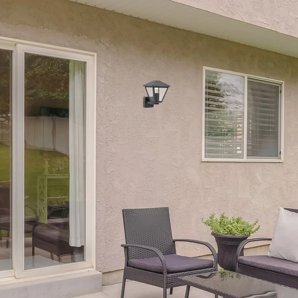 Rabalux 7146 PARAVENTO  - Nástěnná lucerna venkovní v černé barvě, 1x E27 IP44