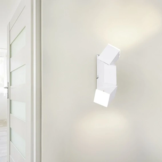Trio Leuchten 248510231 RAGLAN - Nástěnné obousměrné bílé LED svítidlo, LED 2 x 3,8W, 3000K