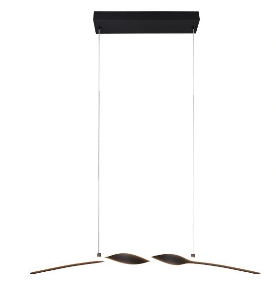Trio Leuchten R35791132 GINKO - Závěsné LED svítidlo v černé barvě , 18W, 3000K, 79cm