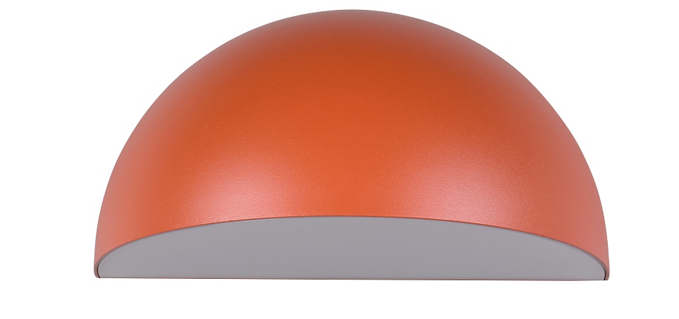 Trio Leuchten 262460140 MAAS - Nástěnné venkovní svítidlo v meruňkové barvě, IP44, 1 x E27