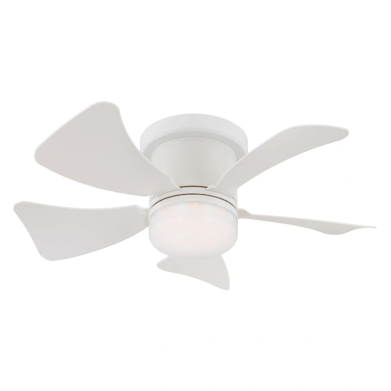 Globo 03609W HINES - Stropní bílý LED ventilátor s dálkovým ovladačem, LED 9W, 2700-6500K, Ø 40cm