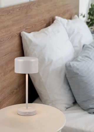 Trio Leuchten R59151177 JEFF - Stmívatelná nabíjecí přenosná lampička v šedé barvě, LED 1,5W, 3000K
