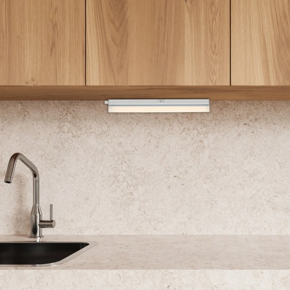 Rabalux 78007 BAREG - Kuchyňské podlinkové svtítidlo s vypínačem v bílé barvě, LED 4W, 350lm, 3000/4000K, 27cm