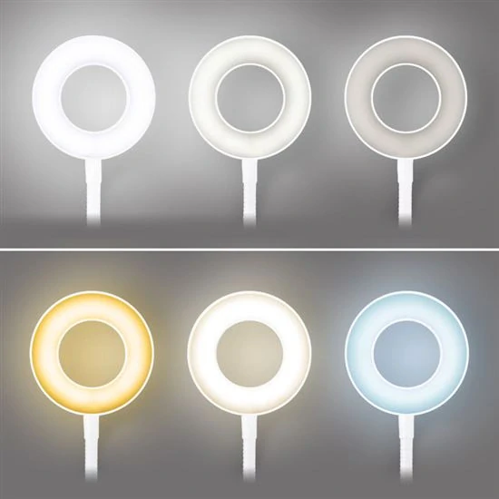 Solight WO66-W - LED stmívatelná lampička v bílé barvě se skřipcem, LED 8W, 3000K, 4000K, 5000K