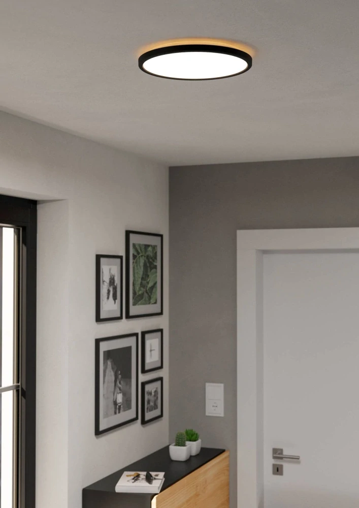 Eglo ZIGBEE 901463 ROVITO-Z - Stropní LED kulaté RGB svítidlo ovládané ovladačem, nebo z mobilní aplikace, LED 13,9W, Ø 30cm, IP44