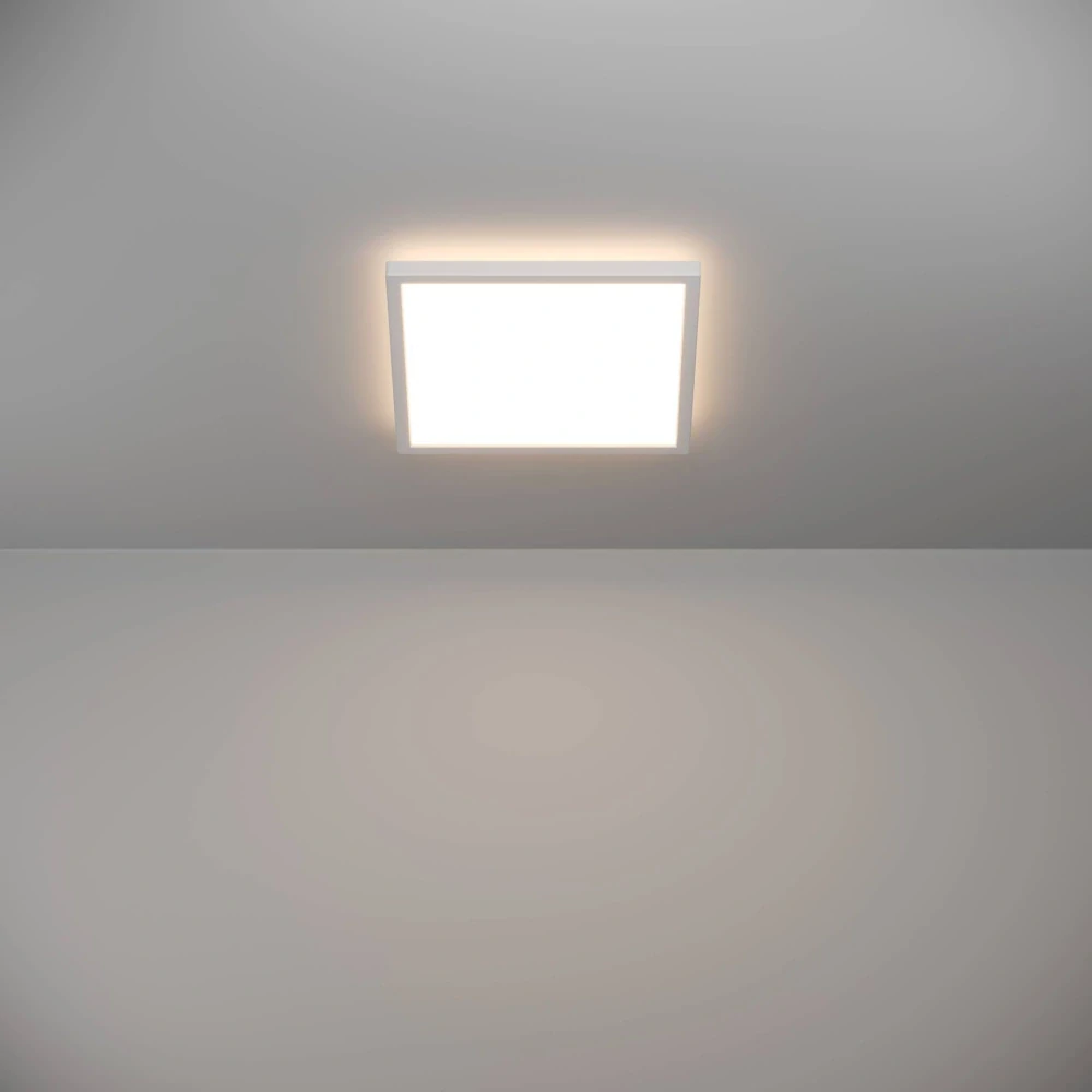 Eglo ZIGBEE 901474 ROVITO-Z - Stropní LED čtvercové RGB svítidlo ovládané ovladačem, nebo z mobilní aplikace, LED 13,4W, 29 x 29cm, IP44