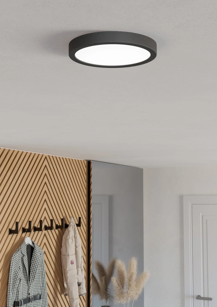 Eglo ZIGBEE 901372 FUEVA 6-Z - Stropní LED kulaté RGB svítidlo ovládané ovladačem, nebo z mobilní aplikace, LED 11,2W, Ø 21cm, IP44