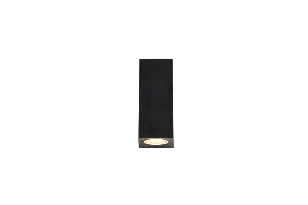 Trio Leuchten R26569632 SORIA - Nástěnné plastové venkovní svítidlo, dvousměrné svícení, černé, 2 x GU10, IP44