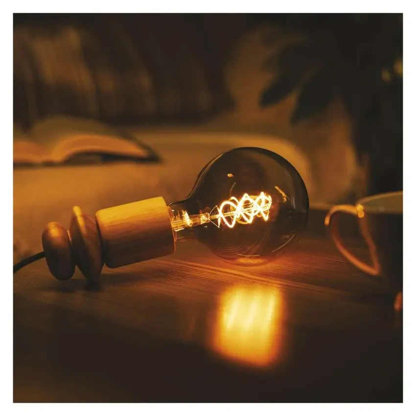 Emos Z58311 DECO SMOKE BULB - Retro LED žárovka E27 G125 s kouřovým sklem, 4,5W, 1800K