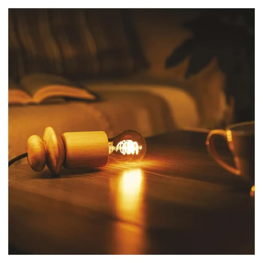 Emos Z55311 DECO SMOKE BULB - Retro LED žárovka E27 A60 s kouřovým sklem, 4,5W, 1800K