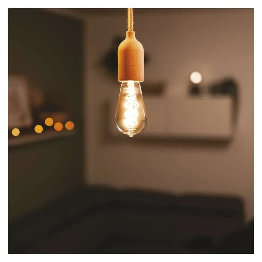 Emos Z57311 DECO SMOKE BULB - Retro LED žárovka E27 ST64 s kouřovým sklem, 4,5W, 1800K