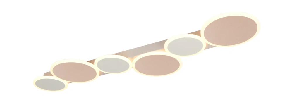 Trio Leuchten 636910665 OVELA - Stropní LED svítidlo s dálkovým ovladačem, LED 34W, 3900lm, 2700 - 6500K, 100 x 30,5cm