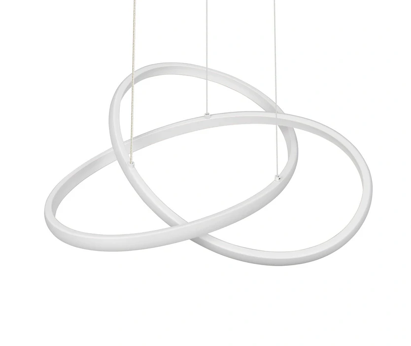 Trio Leuchten R33111131 MANSA - Závěsný lustr nad jídelní stůl, LED 36W, 4000K, 4200lm, 50cm průměr