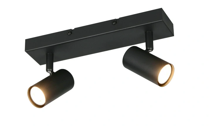 Trio Leuchten R86852032 TARYN - Nástěnné nebo stropní bodové svítidlo v černé barvě, 2x GU10 MINI