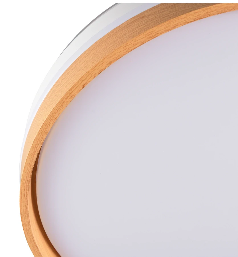 Trio Leuchten R69642101 VOLDA - Stropní LED ventilátor s dálkovým ovladačem v imitaci dřeva, LED 30W, 3500lm, 2700-6500K, Ø 106cm
