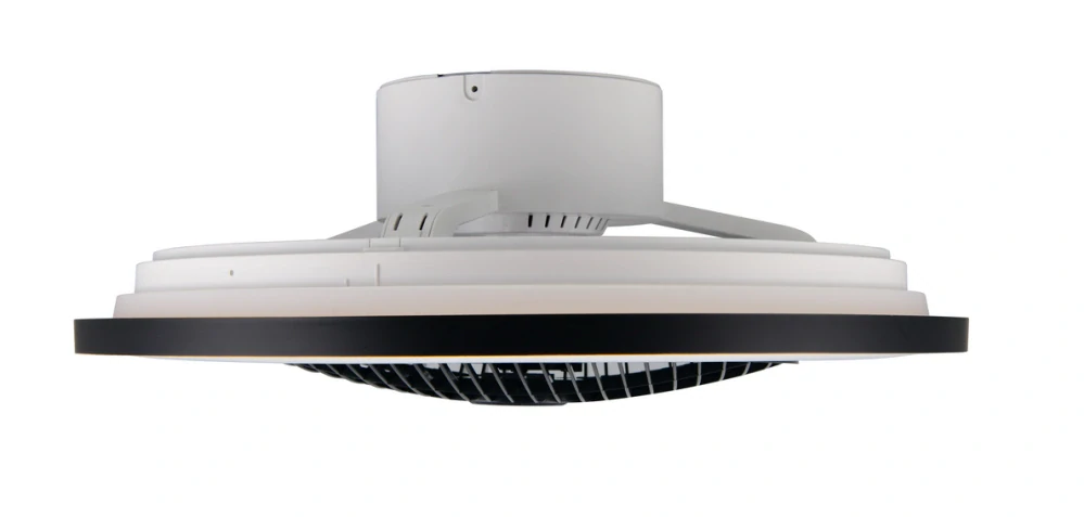 Trio Leuchten R69272180 VARPULA - Stropní LED černý ventilátor s dálkovým ovladačem, LED 28W, 2700-6500K, Ø 55cm