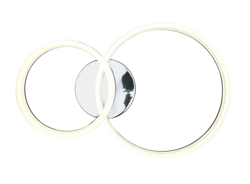 Trio Leuchten R63292106 MOVA - Stropní moderní lustr v lesklém chromu, LED 22W, 3000lm, 4000K, 51 x 33cm