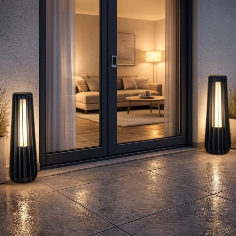 Rabalux 77207 TAMARITE - LED venkovní antracitová stojací lampa, LED 12W, 4000K, IP54, 61cm