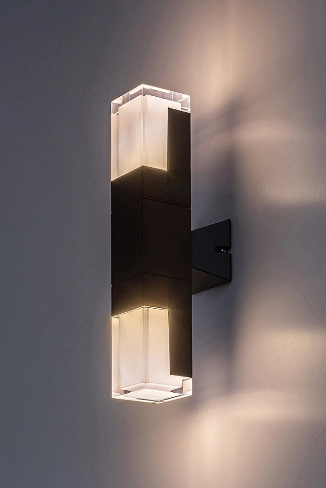 Rabalux 77127 DARVAS - Nástěnné LED venkovní svítidlo v černé barvě, LED 12W, 2700/4000/6000K, IP54